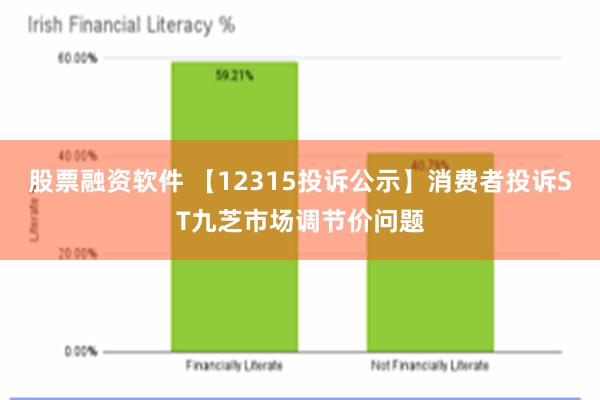 股票融资软件 【12315投诉公示】消费者投诉ST九芝市场调节价问题